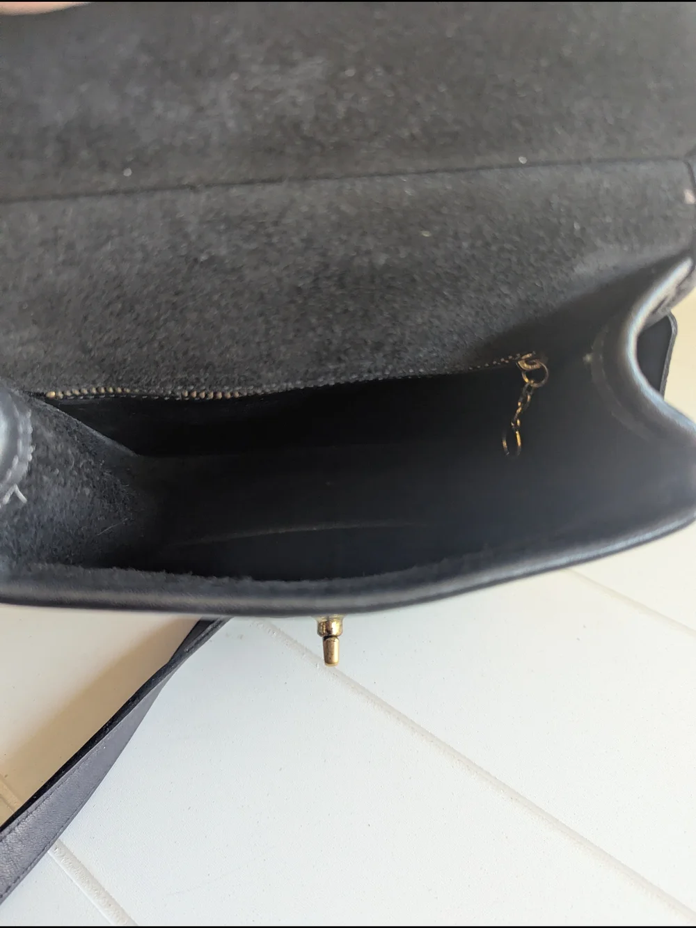 vintage Coach Murphy Bag styled with a glittery